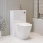 GRADE A1 - 500mm White Back to Wall Toilet Unit Only - Pendle