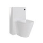 GRADE A1 - 500mm White Back to Wall Toilet Unit Only - Pendle