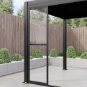 PERG009 Aluminium Glazed Sliding Pergola Doors System in Charcoal