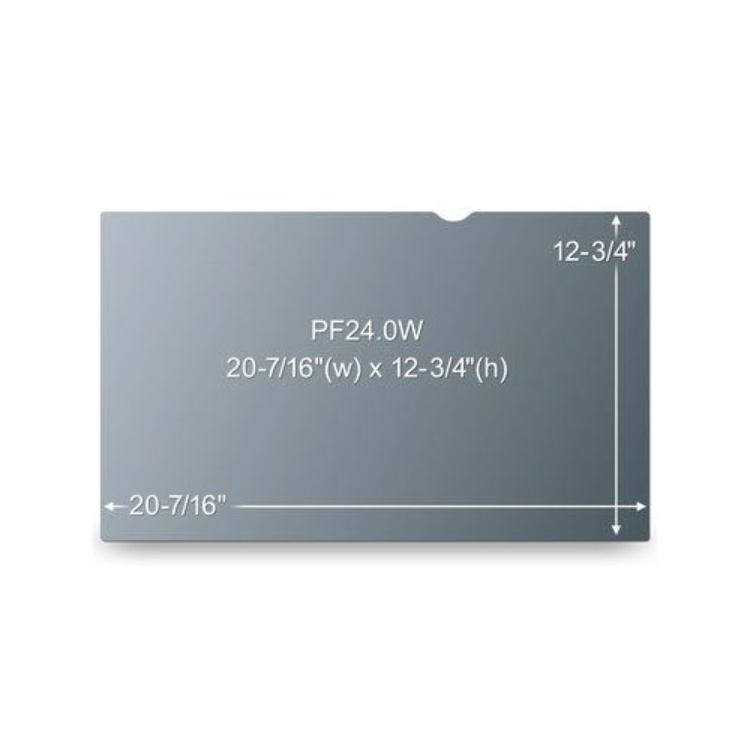 3M 24" Monitor Frameless Display Privacy Filter