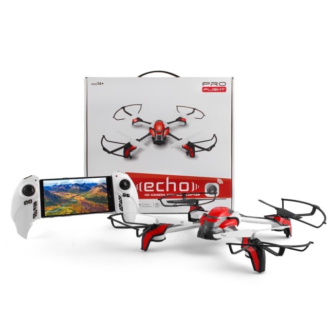 GRADE A1 - ProFlight Echo Ready To Fly Camera Drone With Collision Avoid & More