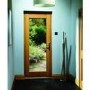 Pre-Finished Ext Oak Double Glazed Pattern 10 Door with Clear Glass - Pre-Finished, 1981 x 762 x 44 mm
