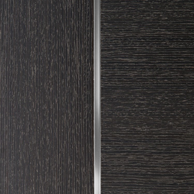 Internal Grey Door with Clear Glass - Pre-Finished - 1981 x 838 x 35mm - Forli Essential - XL Joinery