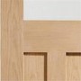 Internal Oak Pre-Finished DX Door with Obscure Glass - Pre-Finished, 1981 x 762 x 35 mm