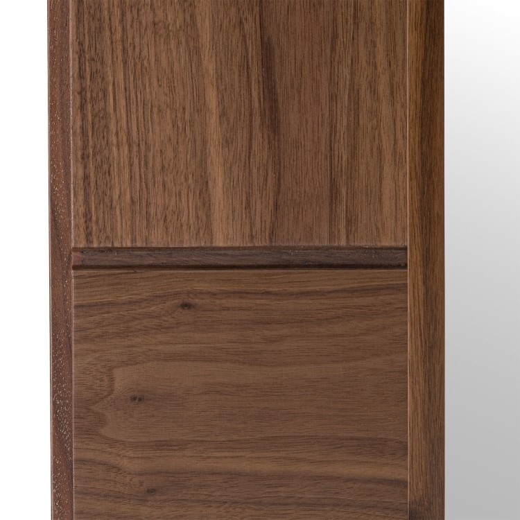 Internal Walnut French Doors with Clear Glass - Pre-Finished - 1981 x 1168 x 40mm - Ravenna - XL Joinery