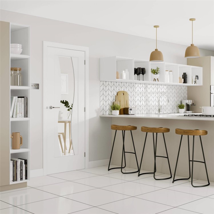 Internal White Finished Door - Pre-Finished - 1981 x 686 x 35mm - Florence Essential - XL Joinery