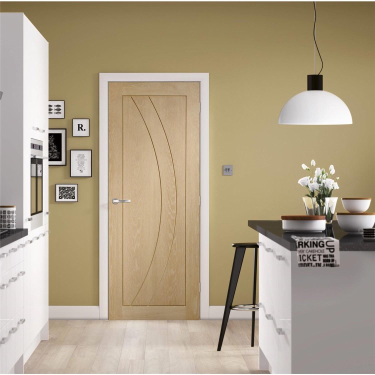 Internal Oak Pre-Finished Salerno - Pre-Finished, 2040 x 726 x 40 mm