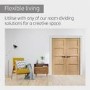 Internal Oak Pre-Finished Shaker 4 Panel Door - Pre-Finished, 2032 x 813 x 35 mm