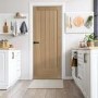 Internal Oak Cottage Door - Pre-Finished - 1981 x 838 x 35mm - Stamford Essential - XL Joinery