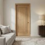 Internal Oak FD30 Fire Door with Raised Mouldings Pre-Finished - 1981 x 762 x 44mm - Wellington - XL Joinery