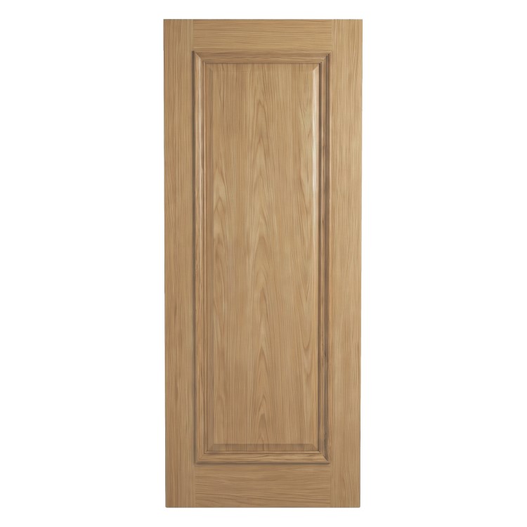 Internal Oak FD30 Fire Door with Raised Mouldings Pre-Finished - 1981 x 762 x 44mm - Wellington - XL Joinery
