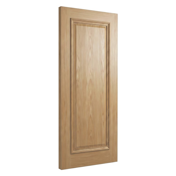 Internal Oak FD30 Fire Door with Raised Mouldings Pre-Finished - 1981 x 762 x 44mm - Wellington - XL Joinery