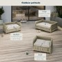 Small Rattan Outdoor Pet Bed