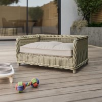 Medium Rattan Pet Bed - 76cm Wide