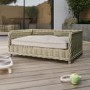 Large Rattan Outdoor Pet Bed