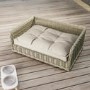 Large Rattan Outdoor Pet Bed