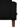Payton Black Velvet Pet Sofa - Suitable for Dogs & Cats
