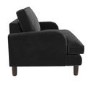 Payton Charcoal Grey Velvet Pet Sofa - Suitable for Dogs & Cats