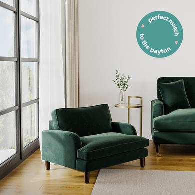 Payton Green Velvet Pet Sofa Bed - Suitable for Dogs & Cats