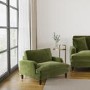 Payton Olive Green Velvet Pet Sofa Bed - Suitable for Dogs & Cats