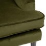 Payton Olive Green Velvet Pet Sofa Bed - Suitable for Dogs & Cats