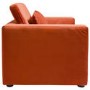 Burnt Orange Velvet Kids Armchair - Hudson