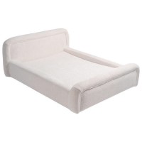 Cream Textured Pet Bed with Removeable Cover Larger Size Pets - Naomi