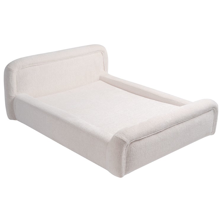 Cream Textured Pet Bed with Removeable Cover Larger Size Pets - Naomi