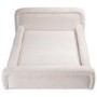 Cream Textured Pet Bed with Removeable Cover Larger Size Pets - Naomi