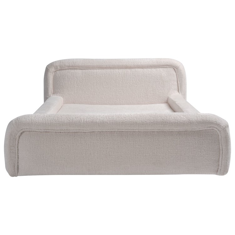 Cream Textured Pet Bed with Removeable Cover Larger Size Pets - Naomi