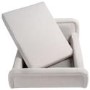 Cream Textured Pet Bed with Removeable Cover Larger Size Pets - Naomi
