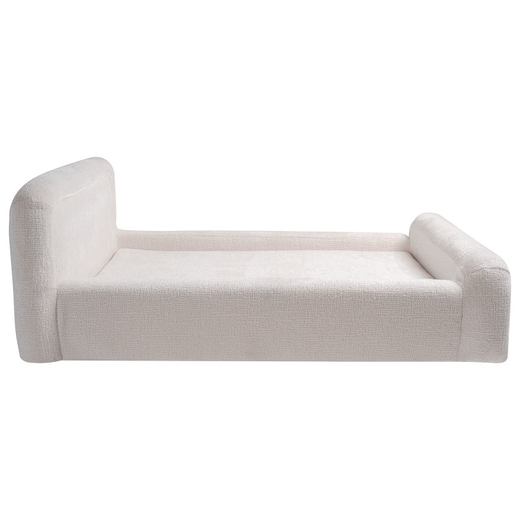 Cream Textured Pet Bed with Removeable Cover Larger Size Pets - Naomi
