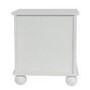 Indoor Cat House Side Table with Washable Cushion in White