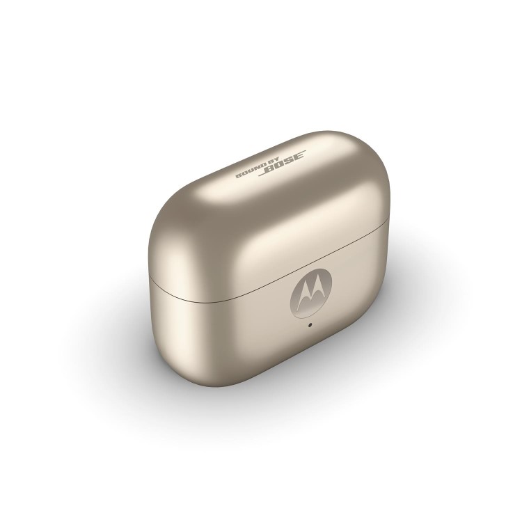 Motorola Moto Buds Loop Bluetooth Earphones - French Oak w/ crystals by Swarovski