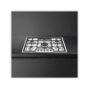 Smeg PGF75-4 Classic 72cm Gas Hob - Stainless Steel
