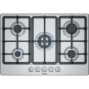 A1/PGQ7B5B90 Refurbished Bosch PGQ7B5B90 75cm Five Burner Gas Hob With Cast Iron Pan Stands Stainless Steel