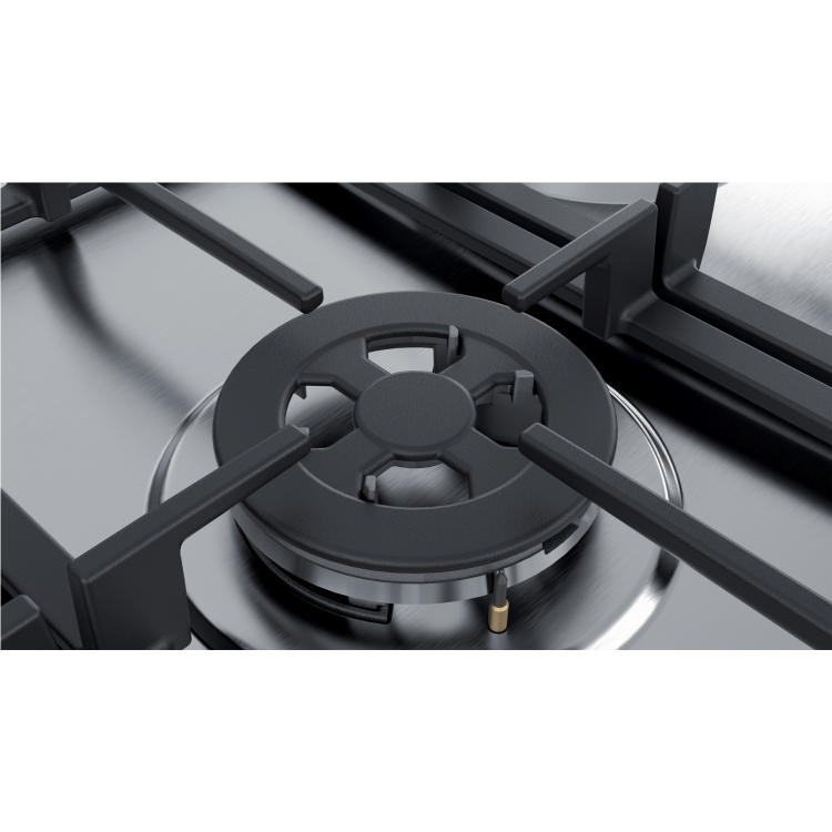 Bosch Series 4 75cm 5 Burner Gas Hob - Stainless Steel