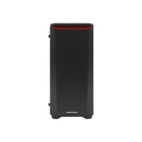 Phanteks Eclipse P400S Glass Midi Tower Case - Noise Dampened Black/Red