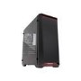 Phanteks Eclipse P400S Glass Midi Tower Case - Noise Dampened Black/Red