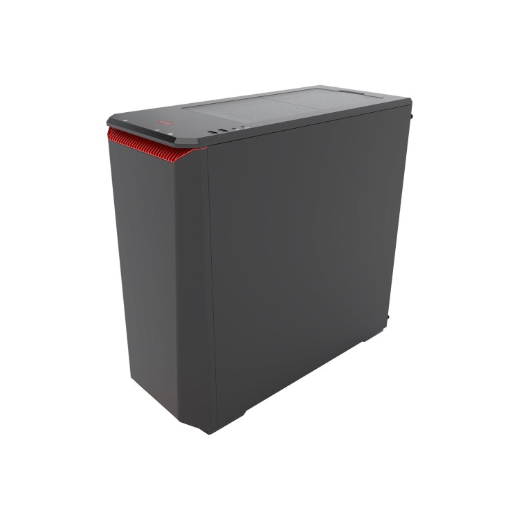 Phanteks Eclipse P400S Glass Midi Tower Case - Noise Dampened Black/Red