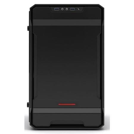 Phanteks Evolv ITX Glass Mini-ITX Case - Black/Red