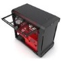 Phanteks Evolv ITX Glass Mini-ITX Case - Black/Red