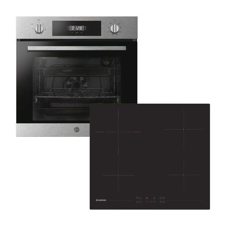 Hoover Electric Single Oven & Ceramic Hob Pack - Stainless Steel