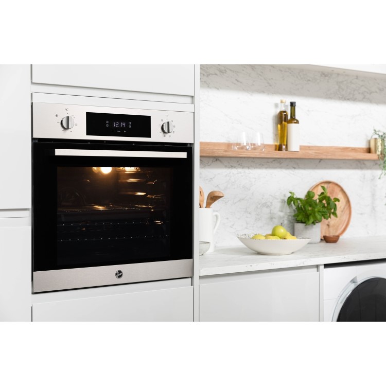 Hoover Electric Single Oven & Gas Hob Pack - Stainless Steel