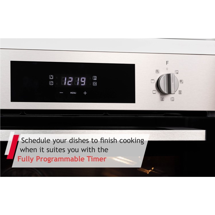 Hoover Electric Single Oven & Gas Hob Pack - Stainless Steel