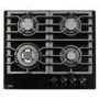 Amica PHCZ6511 60cm Four Burner Gas On Glass - Black
