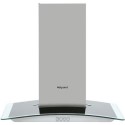 A1/PHGC64FLMX Refurbished Hotpoint PHGC64FLMX 60cm Cooker Hood With Curved Glass Canopy Stainless Steel