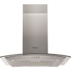 Refurbished Hotpoint PHGC74FLMX 70cm Cooker Hood With Curved Glass Canopy Stainless Steel