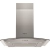 Hotpoint PHGC64FLMX 60cm Curved Glass Cooker Hood - Stainless Steel