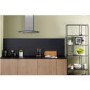 Refurbished Hotpoint PHGC64FLMX 60cm Cooker Hood With Curved Glass Canopy Stainless Steel